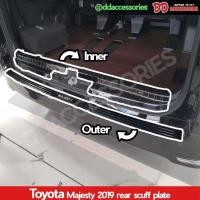 ราคา กันรอยท้าย กันรอยกันชนท้าย Majesty 2020 2021 2022 2023 2024 2025 โฉมใหม่ล่าสุด สีดำเงา ตัวใน ตัวนอก โครเมี่ยมดำ NT (29920812358)