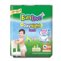 ราคา เบบี้เลิฟ กางเกงผ้าอ้อมเด็ก เดย์ไนท์แพ้นท์ ซูเปอร์จัมโบ้ ขนาด XL 54 ชิ้น (8368741269)