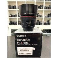 ราคา Canon EF 50mm F1.2 L USM :อดีตประกันศูนย์ (41711616464)