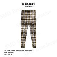 ราคา Burberry กางเกงขายาว รุ่น Ladies Marigold Check Logo Pattern Stretch Leggings Code: 8037925 (26000970619)