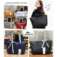 ราคา *ส่งฟรี ems. ของแท้ พร้อมส่งค่ะ* LACOSTE PVC. SHOPPING BAG (6152964268)