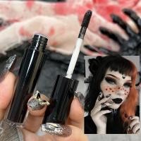 ราคา Sleek Halloween Matte Lip Gloss - ลิปสติกให้ความชุ่มชื้นสีดํา - สีแต่งหน้าสําหรับ Halloween Christmas Daily Makeup (41568444379)
