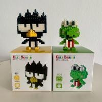 ราคา มือสอง : แพ็คคู่ 2 ตัว แบดแบดมารุ กบเคโระ BadBadtzMaru & Kero แบบต่อแล้ว ตัวต่อเลโก้ นาโนบล็อค (41967925959)