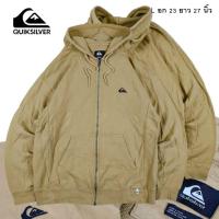 ราคา QUIKSILVER เสื้อสเวตเตอร์ฮู้ด สตรีทแฟชั่นเสื้อมือสอง size L (28233175017)