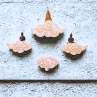 ราคา หิ้งพระติดผนัง ลายก้อนเมฆ หิ้งพระแขวนผนัง หิ้งพระติดผนังโมเดิร์น k10-bdcloud01 (12157120621)