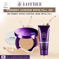 ราคา LOTREE POWDERY CUSHION #23 Light Beige ผิวขาวเหลือง + BB Primer (17117506)