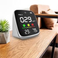 ราคา เครื่องวัดฝุ่น PM 2.5 เครื่องตรวจจับฝุ่น Dienmern หน้าจอ LED Screen Air Quality Monitor PM 2.5 รุ่น ✨Anollao (28979058785)