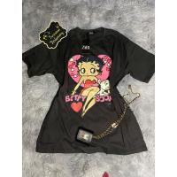 ราคา เสื้อยืดป้ายZaraโอเวอร์ไซร์ (28711027702)