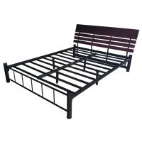 ราคา ขนาด5ฟุต โครงเตียงเหล็กหัวระแนงไม้ ขนาด5ฟุต รุ่นซวิง Queen size Steel bed frame จัดส่งทั่วไทย (51957759)