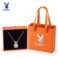 ราคา PLAYBOY เพลย์บอย ประณีตและมีสไตล์ สไตล์เกาหลี ผู้หญิง สแตนเลส พร้อมกล่องเครื่องประดับ GDX047 (53453229184)