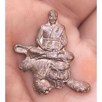ราคา เหรียญหลวงพ่อเปิ่น วัดบางพระ ปั๊มตัดขอบ นั่งเสือ เนื้อทองแดง (44026687388)