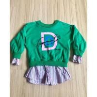 ราคา เสื้อแขนยาวลูกสาวสีเขียวมือสอง (16867097842)