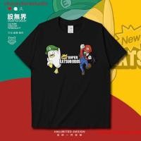 ราคา Gintama Elizabeth Cos Mario Spoof Short Sleeve T-shirt Anime (26429862474)