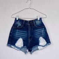 ราคา กางเกงยีนส์ขาสั้น เอวสูง ป้าย Look trend (17721042669)