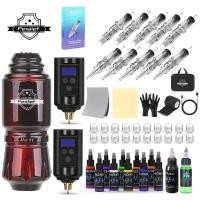 ราคา YILONG Rocket Dual-Battery Wireless Tattoo Pen Kit - 21500mAh ความจุสูง/มอเตอร์ไร้แปรงญี่ปุ่น/Type-C Fast Charging | รวมอุปกรณ์เสริมระดับมืออาชีพ 50 ชิ้น (เข็ม + หมึก + พี (25446546114)