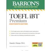 ราคา C221 9781506290539 TOEFL IBT PREMIUM WITH 8 ONLINE PRACTICE TESTS + ONLINE AUDIO (BARRON'S) (25980652667)