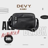 ราคา DEVY กระเป๋าสะพายรุ่น ALL BLACK A (27575964558)