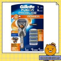 ราคา Gillette Fusion Proglide Power Flexball Set / 1 Razor + 6 Catridges (6838911570)