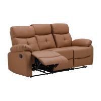 ราคา HomeHuk โซฟาหนังเทียมปรับระดับ 3 ที่นั่ง รุ่นลิตา - สีน้ำตาล (24282551271)