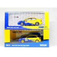 ราคา แพ๊คคู่ Tarmac Works + INNO64 Honda Civic Type R FD2 + EK9 Spoon (1812366133)