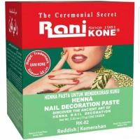 ราคา MERAH Rani Kone Henna PALM / ตกแต่งเล็บ PASTE Henna Nail Rani RK-82 ซาอุดี แดง ORIGINAL BPOM Henna Rani Kone ตกแต่งเล็บ / ยาทาเล็บฮาลาล / RK 82 TS (41005699779)