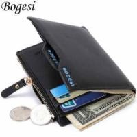 ราคา Bogesi กระเป๋าสตางค์หนังผู้ชายกระเป๋าสตางค์หนังสังเคราะห์หลายช่องเงินปลอดภัย Cool Masculine Bogesi836 (27015191909)