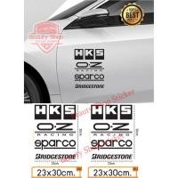 ราคา ชุดสติ๊กเกอร์รถยนต์ racing oz racing hks bridgestone (27831761277)