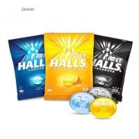 ราคา Halls Halls Mint Midnight Storm Extra strong Mint throat Candy Cool Fruit Sugar NET Red snacks (47450051901)