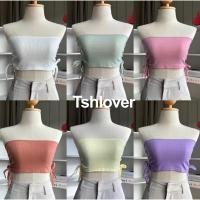 ราคา พร้อมส่ง 11 สี เกาะอกย่นข้าง เกาะอกสายฝอ เกาะอกผูกโบว์ (23347771202)