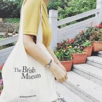 ราคา I078 กระเป๋าผ้า The British Museum & COLUMBIA เรียบๆสวยมาก ไม่มีช่องด้านใน ไม่มีซิป (6244963363)