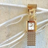 ราคา (ผ่อน 0%) ของแท้!! พร้อมส่งในไทย!! Tory Burch TBW7100 Surrey Bracelet Gold Tone มาพร้อมกล่องแบรนด์ (12910933346)