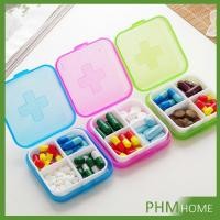 ราคา กล่องยา มินิ หลายช่อง กล่องยาแบบพกพา กล่องสีสันลูกกวาด Cross-packing pill box (12947326206)