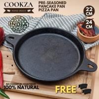 ราคา กระทะเหล็กหล่อ Cookza,PreseasonedCastIronPanCastIronPanwithHandle,CastIronSkilletCastIronFryPan (22657226364)