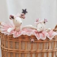 ราคา Moulin roty Ballerlina Mouse ตุ๊กตาหนูนอร์ดิก สวมชุดบัลเล่ต์ (41302469992)