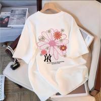 ราคา 【ส่งจากไทย】เสื้อยืดสีขาวผู้หญิง/แขนสั้นรอบคอ ดูผอมลงเสื้อยืดฝ้ายขาว นุ่มมาก เนื้อผ้าพรีเมี่ยม (48902432393)