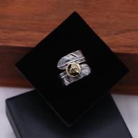 ราคา แหวนเงินแท้ 925 goros Seiko Indian Feather Eagle แหวนย้อนยุคชายชราและหญิงกับแหวนสดเดียวกัน (19376030019)