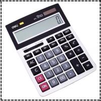 ราคา เครื่องคิดเลข เดลี่ รุ่น E1672(เงิน) 12 หลัก Calculator deli E1672(Silver) 12digit (25712467848)