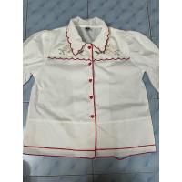 ราคา เสื้อเชิ้ตสีขาวปักกระต่ายครีบแดงแต่งกระดุมหัวใจสีแดงป้ายพลอยภา (25064073081)