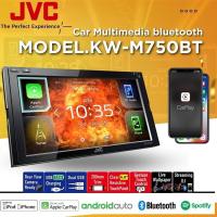 ราคา JVC KW-M750BT เครื่องเสียงรถยนต์จอ 2DIN ขนาด6.8 นิ้ว Bluetooth /Android Auto /Apple CarPlay /Air Mirroring (40852149968)