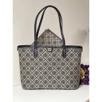 ราคา **พร้อมส่ง ของแท้** Tory burch t monogram tote zip small fgt (28176467199)
