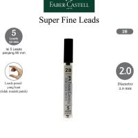 ราคา Faber-Castell 2B ดินสอกดแบบเติม 2.0 มม 132812 ไส้ดินสอคลิก PerTube- SHSNP (43955698508)