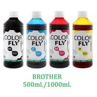 ราคา หมึกเติมปริ้นเตอร์ BROTHER Color Fly ขวดกลาง/ขวดใหญ่ 500-1000ml. (29938351252)