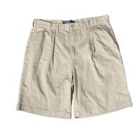 ราคา polo ralph lauren cotton khaki shorts (used) (26550310274)