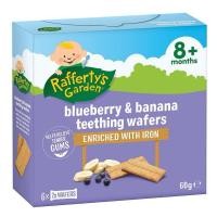 ราคา Raffertys Garden Blueberry & Banana Baby Teething Wafers 8+ Months 60g (3740045681)