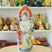 ราคา เจ้าแม่กวนอิม ยืนมังกร 14นิ้ว 16นิ้ว (5503844619)