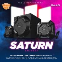 ราคา ลำโพงคอมพิวเตอร์, SAAG SATURN รุ่น EM-3085F ลำโพง 2.1 BLUETOOTH USB AUX (43952800957)