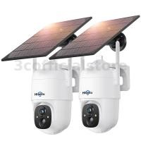 ราคา 2pcs Hiseeu 2CQ1 3MP พลังงานแสงอาทิตย์ WIFI IP กล้องไร้สายกลางแจ้ง IP66 แบตเตอรี่กันน้ําพลังงานแสงอาทิตย์ PIR Human Detection 2-Way Audio Night Vision Pan Tilt Multi View (24196768000)