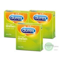 ราคา ดูเร็กซ์ แพ็ค 3 กล่อง ถุงยางอนามัย Durex Excita (111612374)