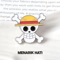 ราคา One Piece Luffy Logo Enamel Pin เข็มกลัดกระเป๋าแจ็คเก็ตแฟชั่น (26029218489)