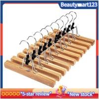 ราคา บีเอ็มไม้แขวนเสื้อไม้10แพ็ค,ไม้แขวนเสื้อกันลื่นสําหรับกางเกง360องศาหมุนตะขอกางเกงแขวนสําหรับกระโปรง,กางเกงยีนส์,กางเกงขาสั (45501548708)